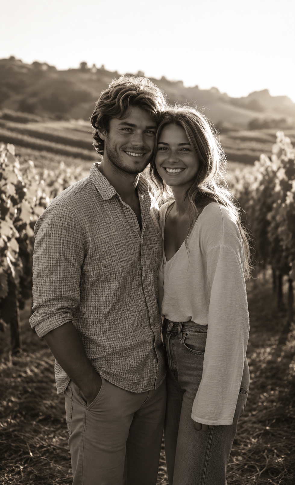 Smiling adult couple, representing adult orthodontic care